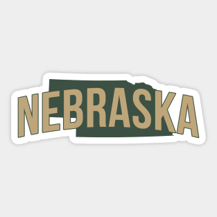 Nebraska State Sticker